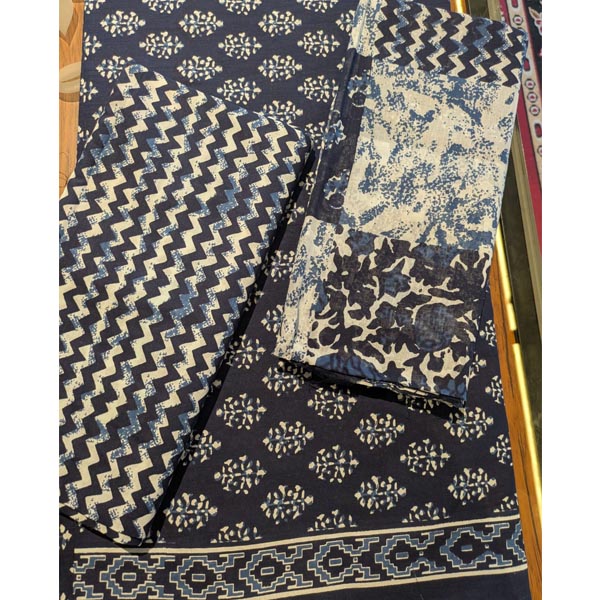 Printed cotton salwar suit - Image 4