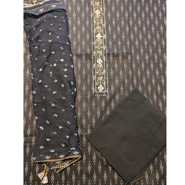 unstitched cotton salwar suit - Image 4