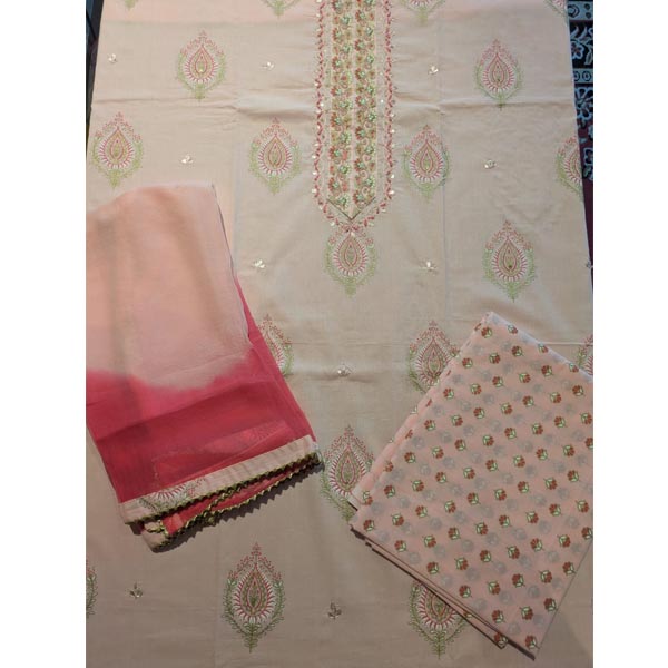 unstitched cotton salwar suit - Image 8