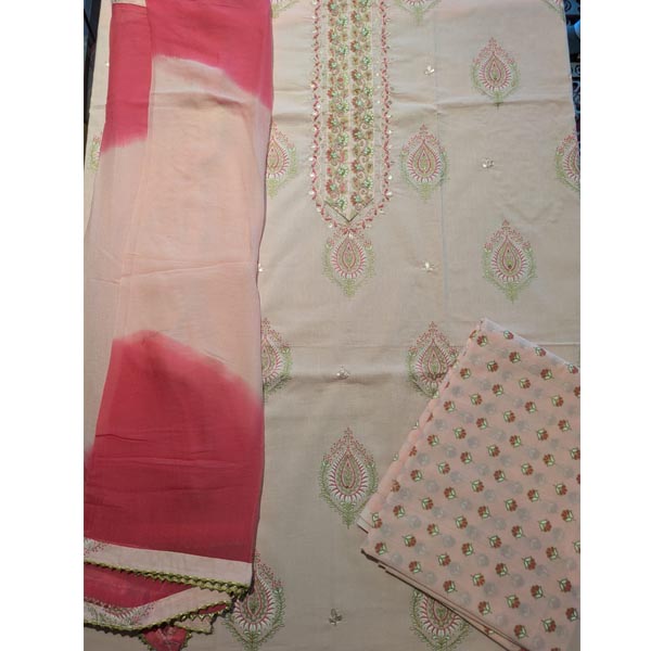 unstitched cotton salwar suit - Image 9