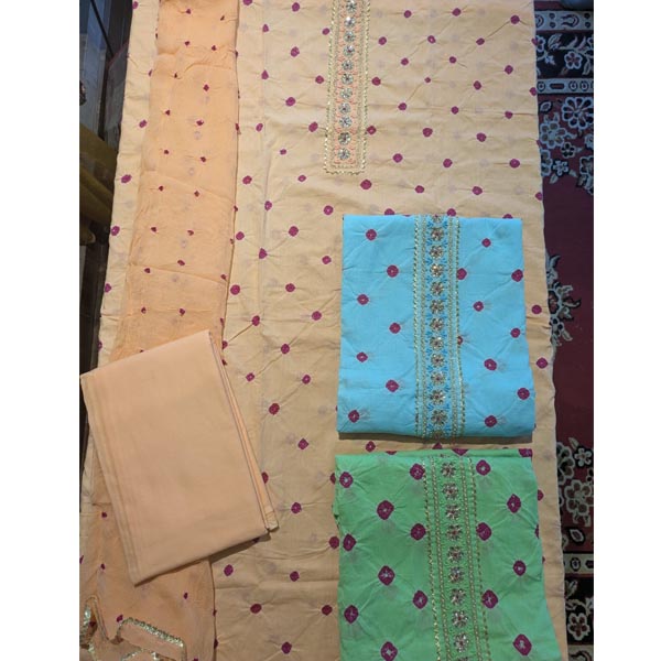 unstitched cotton salwar suit - Image 10