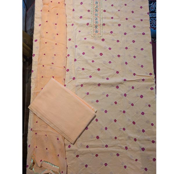 unstitched cotton salwar suit - Image 11