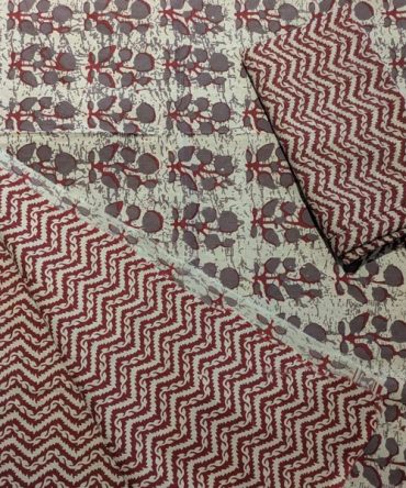 Printed cotton salwar suit