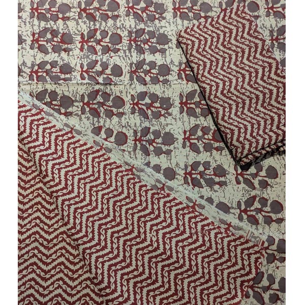 Printed cotton salwar suit