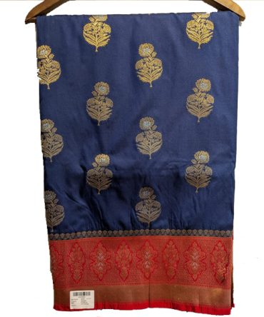 Ivory Charm Printed Saree with Contrast Border