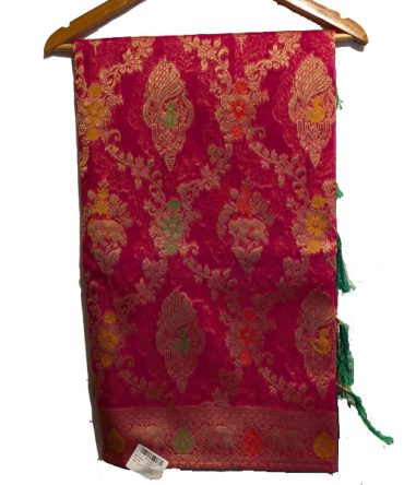 Royal Pink Banarasi Brocade Saree