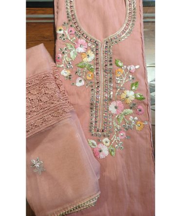Floral Embroidered Suit Set